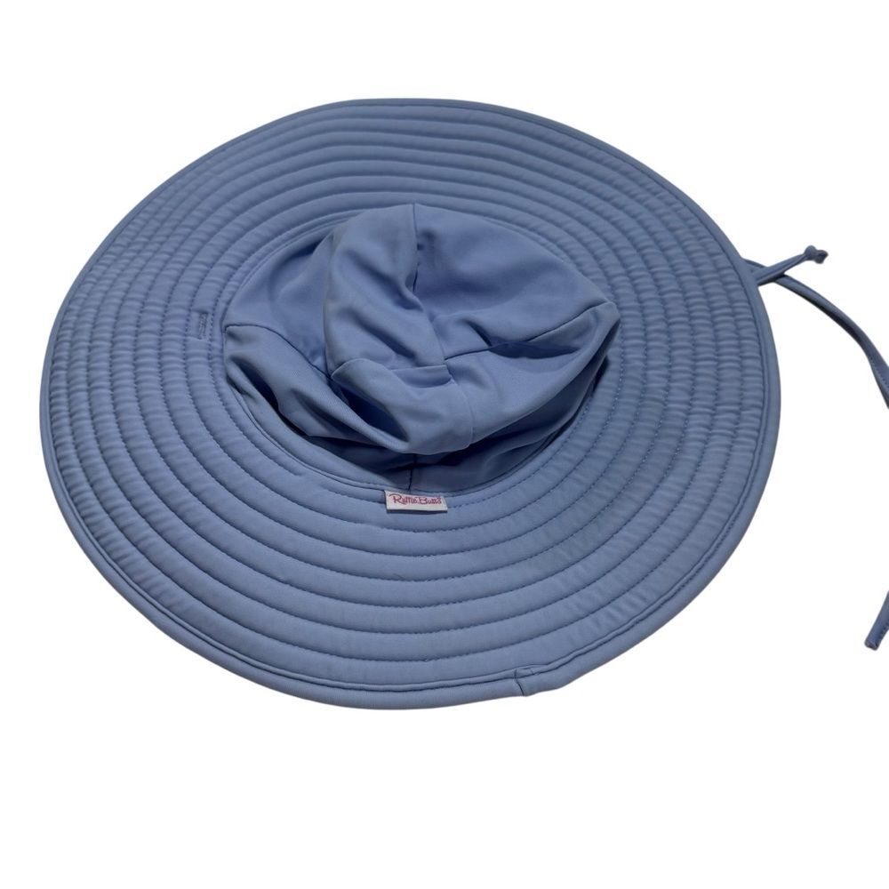 Ruffle Butts Periwinkle Blue UV Protection Sun Hat